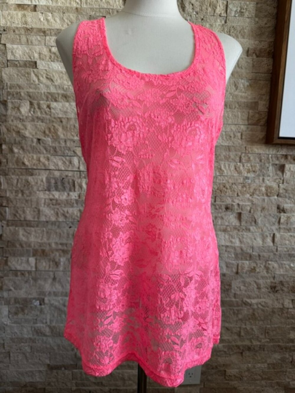 Cosabella Pink T Back Camisole Size Large